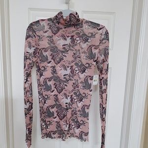 NWT Free People mesh shirt - Size Medium